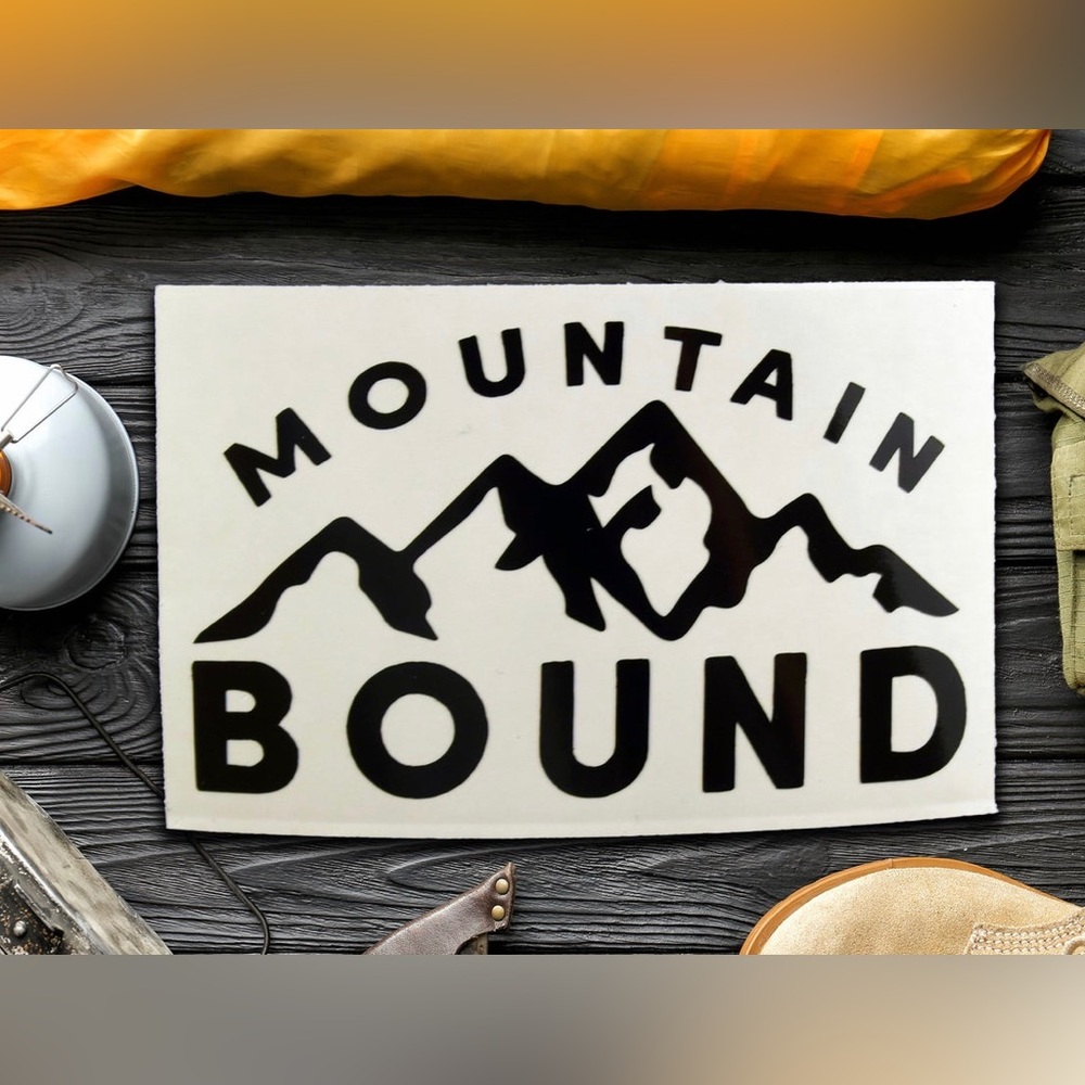 Mountain Bound Vinyl Decal